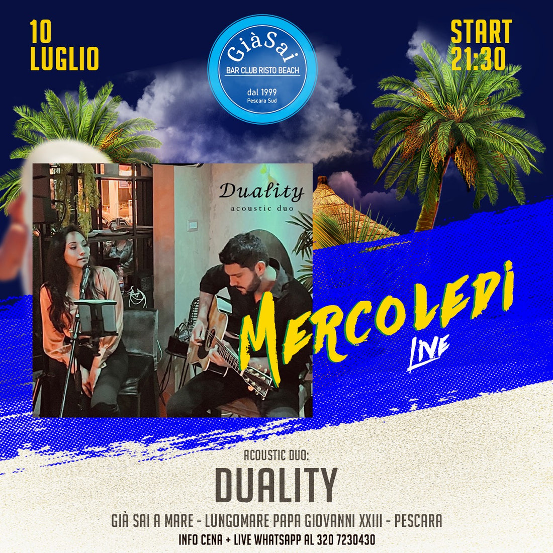 Duality Acustic Trio  - Mercoledi 10 luglio 21.30